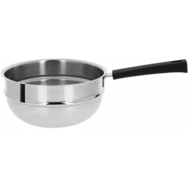 Les achats en ligne Tout neuf ⌛ Bain Marie Mutine Ø 20 cm Manche Fixe Inox Cristel ❤️ 1