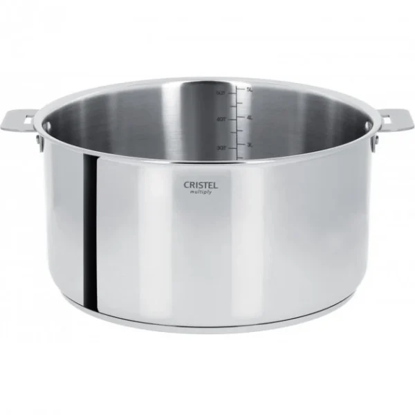 styles dernier cri Casserole Casteline Ø 16 Cm Manche Amovible Inox Cristel 1