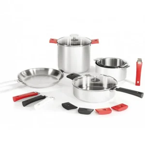 Casserole Mutine Ø 20 Cm Manche Amovible Inox Cristel en promotion 9