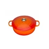 magasin Cocotte En Fonte Basse 30 Cm Volcanique Le Creuset Signature 22