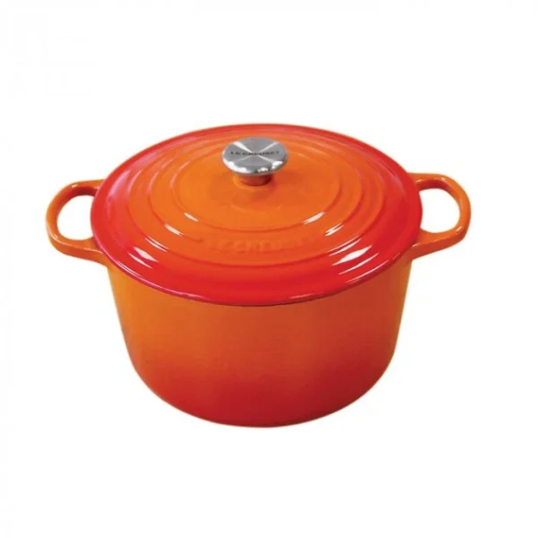 grand choix Cocotte En Fonte Haute 24 Cm Volcanique Le Creuset 1