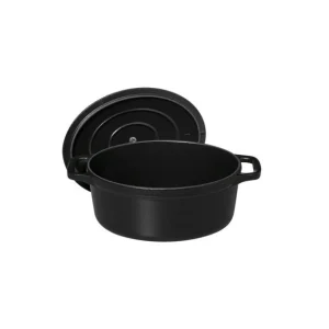 achat Cocotte En Fonte Ovale 17 Cm Noir Mat Chasseur 11