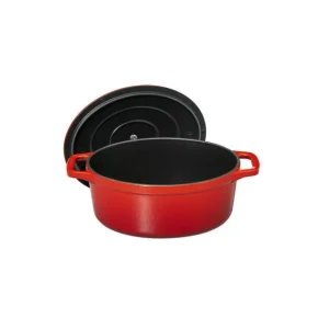 site soldes Cocotte En Fonte Ovale 17 Cm Rubis Chasseur 11