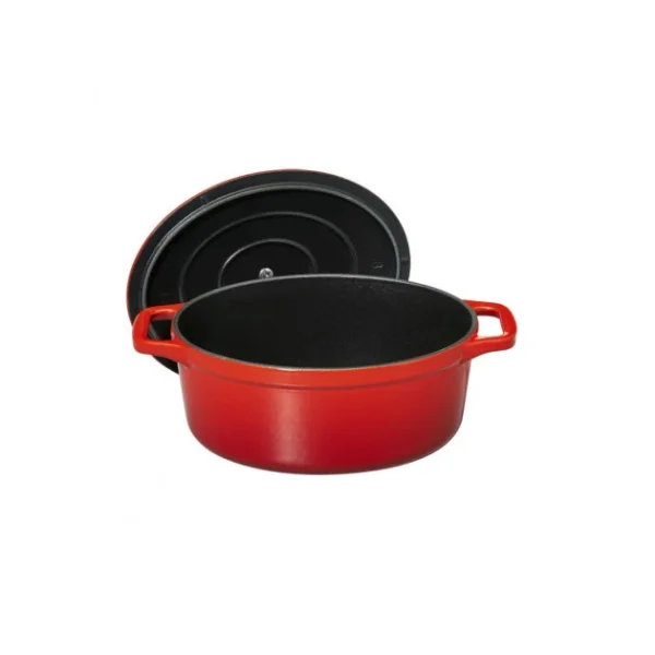 site soldes Cocotte En Fonte Ovale 17 Cm Rubis Chasseur 4