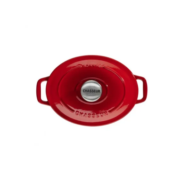 site soldes Cocotte En Fonte Ovale 17 Cm Rubis Chasseur 1