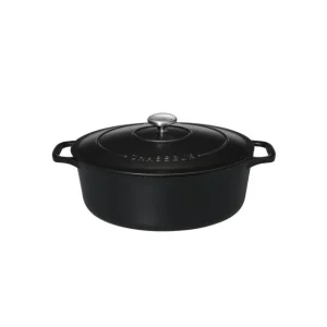 Cocotte En Fonte Ovale 25 Cm Noir Mat Chasseur mode 9