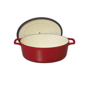 Cocotte En Fonte Ovale 25 Cm Rouge Chasseur magasin en ligne france 9