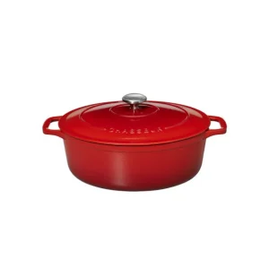 mode Cocotte En Fonte Ovale 25 Cm Rubis Chasseur 10