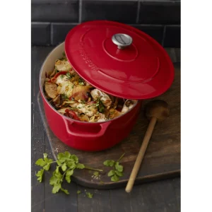 mode Cocotte En Fonte Ovale 25 Cm Rubis Chasseur 16