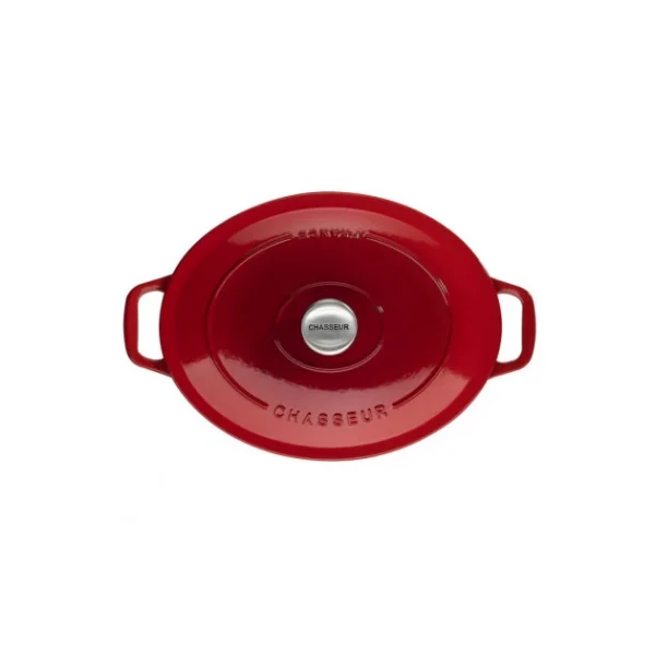 mode Cocotte En Fonte Ovale 25 Cm Rubis Chasseur 1