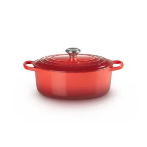 Cocotte En Fonte Ovale 27 Cm Cerise Le Creuset Signature site officiel 11