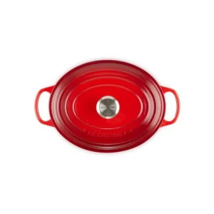 Cocotte En Fonte Ovale 27 Cm Cerise Le Creuset Signature site officiel 13