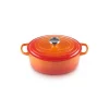 marque pas cher Cocotte En Fonte Ovale 27 Cm Volcanique Le Creuset Signature 7