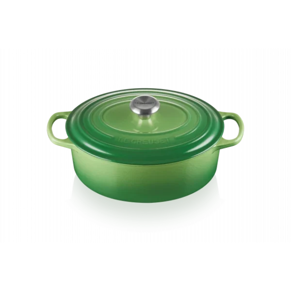 Cocotte En Fonte Ovale 29 Cm Bamboo Le Creuset Signature excellente qualité 1