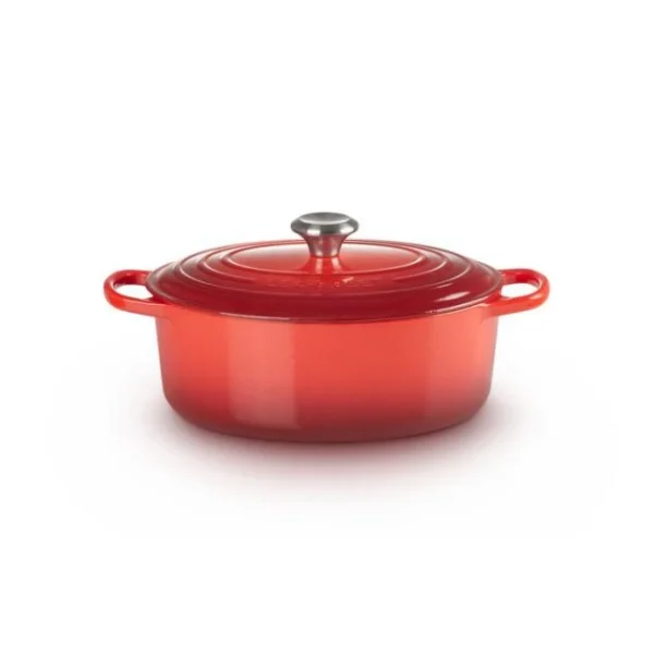 Cocotte En Fonte Ovale 29 Cm Cerise Le Creuset Signature soldes ligne 3