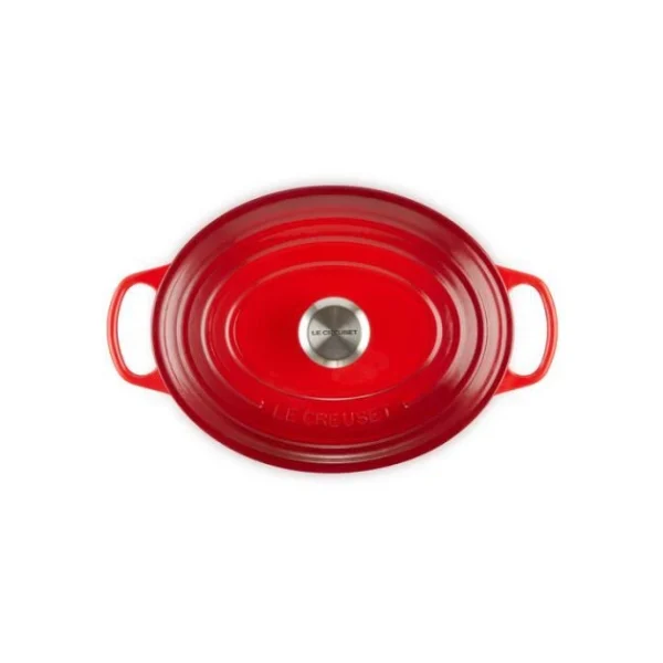 Cocotte En Fonte Ovale 29 Cm Cerise Le Creuset Signature soldes ligne 4