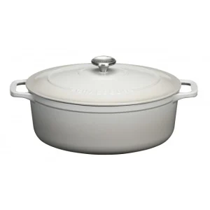 des prix incroyables Cocotte En Fonte Ovale 29 Cm Macadamia Chasseur 8