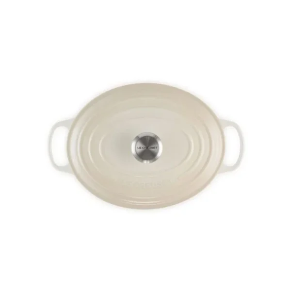 Cocotte En Fonte Ovale 29 Cm Meringue Signature Le Creuset grossiste 4