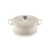 Couleurs variées Cocotte En Fonte Ovale 31 Cm Meringue Signature Le Creuset 17