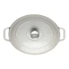 belle Cocotte En Fonte Ovale 33 Cm Macadamia Chasseur 5