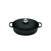 REMISE allant jusqu. Cocotte En Fonte Ovale Basse 27 Cm Noir Mat Le Creuset Signature 16