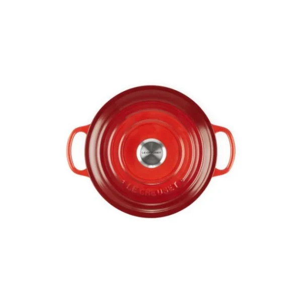 Cocotte En Fonte Ronde 18 Cm Cerise Le Creuset Signature aux meilleurs prix 4