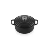 magasin en ligne france Cocotte En Fonte Ronde 18 Cm Noir Mat Le Creuset Signature 22