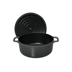 Retour Gratuit Cocotte En Fonte Ronde 20 Cm Caviar Chasseur 11