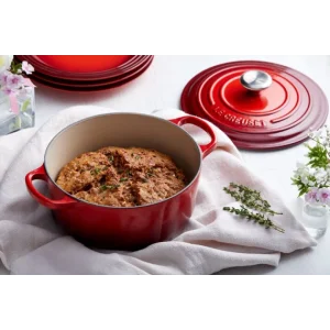 Cocotte En Fonte Ronde 20 Cm Cerise Le Creuset Signature Livraison rapide 17