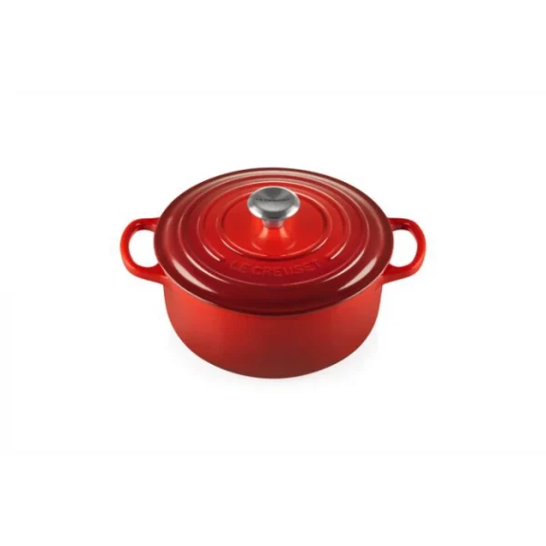 Cocotte En Fonte Ronde 20 Cm Cerise Le Creuset Signature Livraison rapide 1