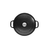 Cocotte En Fonte Ronde 20 Cm Noir Mat Chasseur fashioniable 17