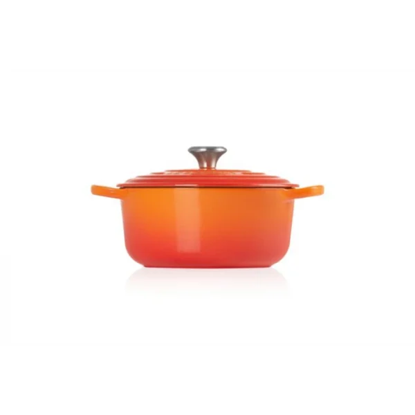 marque pas cher Cocotte En Fonte Ronde 20 Cm Volcanique Le Creuset Signature 3