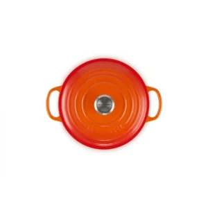 marque pas cher Cocotte En Fonte Ronde 20 Cm Volcanique Le Creuset Signature 12