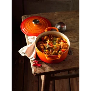 marque pas cher Cocotte En Fonte Ronde 20 Cm Volcanique Le Creuset Signature 16