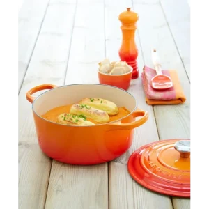 marque pas cher Cocotte En Fonte Ronde 20 Cm Volcanique Le Creuset Signature 18