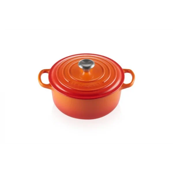 marque pas cher Cocotte En Fonte Ronde 20 Cm Volcanique Le Creuset Signature 1