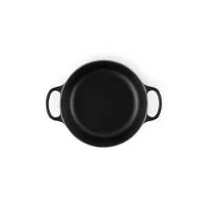 soldes magasin Cocotte En Fonte Ronde 22 Cm Noir Mat Le Creuset Signature 14