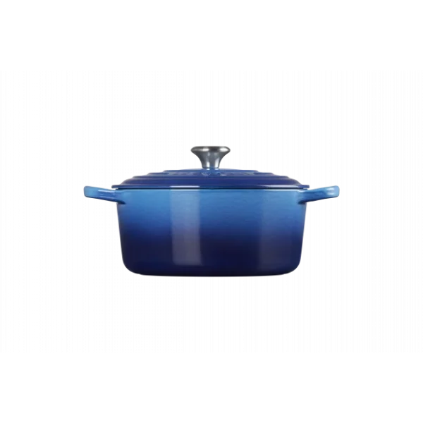 Cocotte En Fonte Ronde 22 Cm Signature Azur Le Creuset authentiques 3