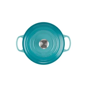 Distributeur Officiel Cocotte En Fonte Ronde 24 Cm Caraïbes Le Creuset Signature 11