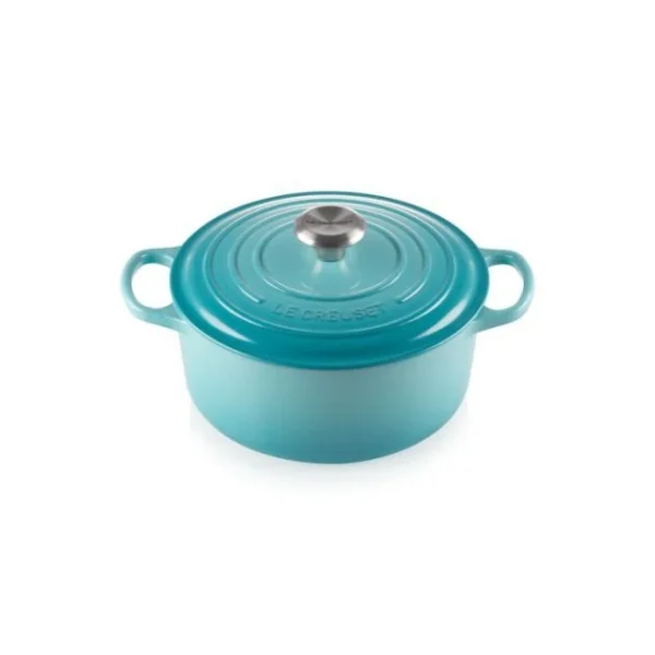 Distributeur Officiel Cocotte En Fonte Ronde 24 Cm Caraïbes Le Creuset Signature 1