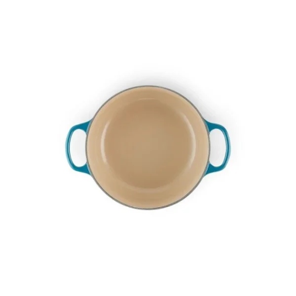 Cocotte En Fonte Ronde 24 Cm Deep Teal Le Creuset Signature prix pas cher 5