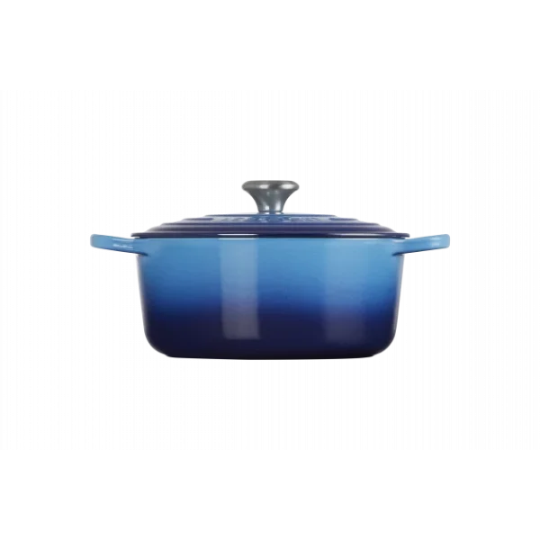 Prestation Et Rapide Cocotte En Fonte Ronde 26 Cm Azur Le Creuset Signature 3