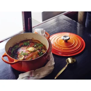 Cocotte En Fonte Ronde 26 Cm Volcanique Le Creuset Signature achetez pas cher 16