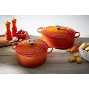 Cocotte En Fonte Ronde 26 Cm Volcanique Le Creuset Signature achetez pas cher 18