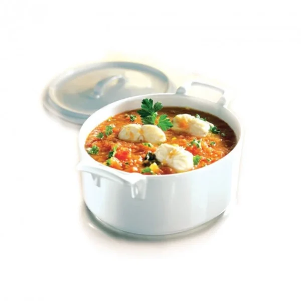 achetez pas cher Cocotte Ronde Blanche 20cl Belle Cuisine Revol 4