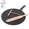 garantis authentique Crêpière Fonte Émaillée 30 Cm Noir Avec Accessoires Chasseur 19