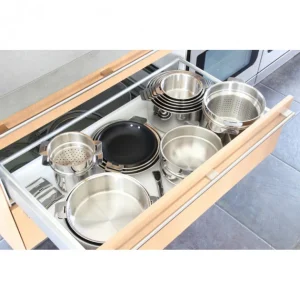 Crêpière Mutine Ø 30 Cm Manche Amovible Anti-Adhésive Inox Cristel soldes de Noël 10
