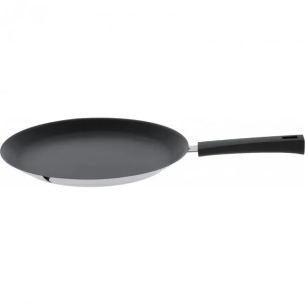 Crêpière Mutine Ø 30 Cm Manche Fixe Anti-Adhésive Inox Cristel magasin en ligne 1