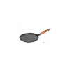 Protections acheteurs Crêpière Ø 28 Cm Fonte Noire Manche Bois Staub 10