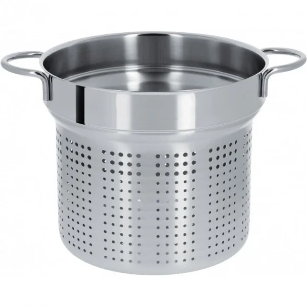 Ensemble Cuiseur à Pâtes Mutine Ø 22 Cm Manche Fixe Inox Cristel en ligne 3